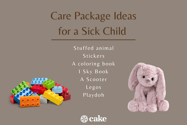 Care package ideas for a sick child
